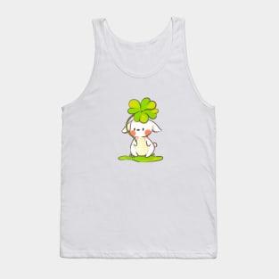 Bunny With Clover Tank Top